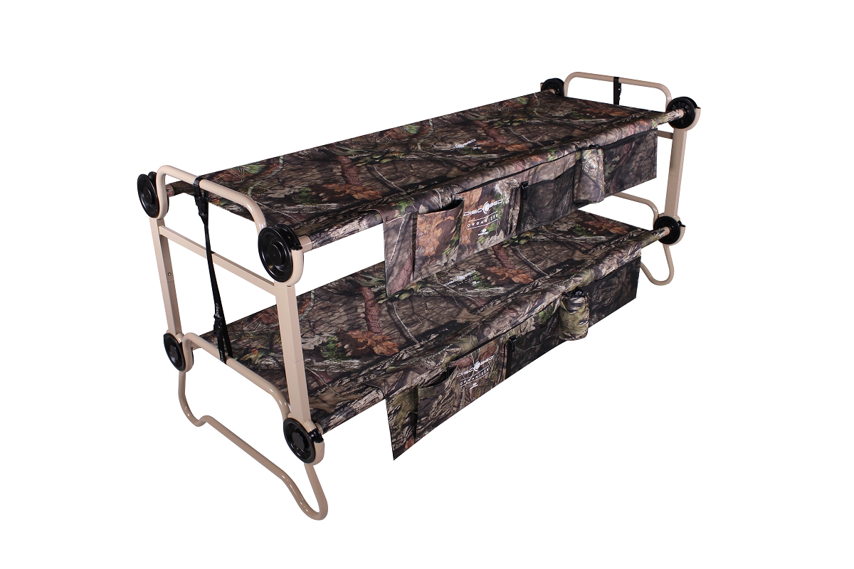 Cam O Bunk L Mossy Oak With Organizers, Camo Bunk Bed
